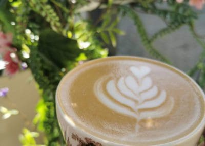 Latte Art Outdoors Caldwells Coffee House Meath